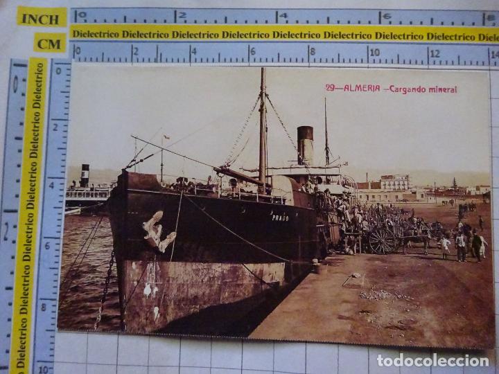 Postales: POSTAL DE ALMERIA UVERA Y MINERA. 78 CARGANDO MINERAL. FACS&Iacute;MIL REPRODUCCI&Oacute;N.