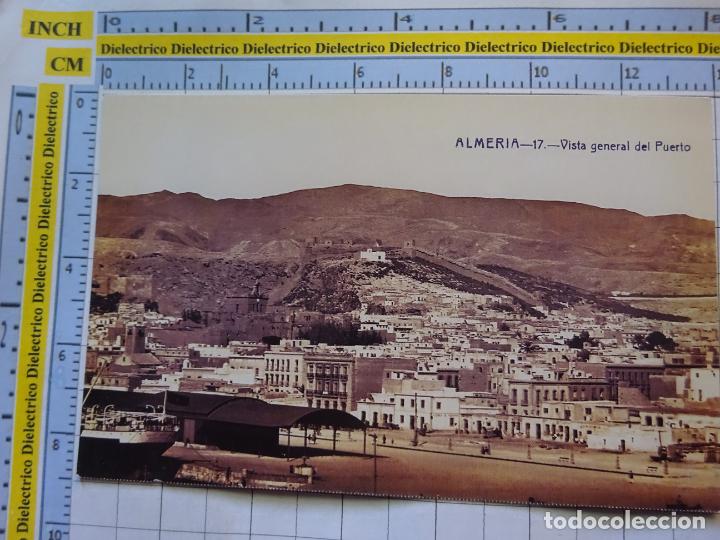 Postales: POSTAL DE ALMERIA UVERA Y MINERA. 70 VISTA GENERAL DEL PUERTO. FACS&Iacute;MIL REPRODUCCI&Oacute;N.