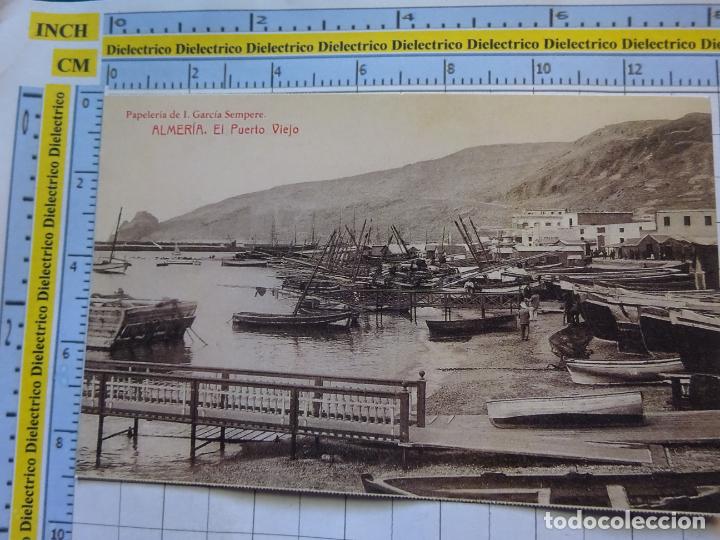 Postales: POSTAL DE ALMERIA UVERA Y MINERA. 40 EL PUERTO VIEJO. FACS&Iacute;MIL REPRODUCCI&Oacute;N.