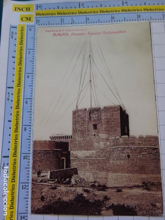 Postales: POSTAL DE ALMERIA UVERA Y MINERA. 37 ESTACI&Oacute;N RADIOTELEGR&Aacute;FICA. FACS&Iacute;MIL REPRODUCCI&Oacute;N.