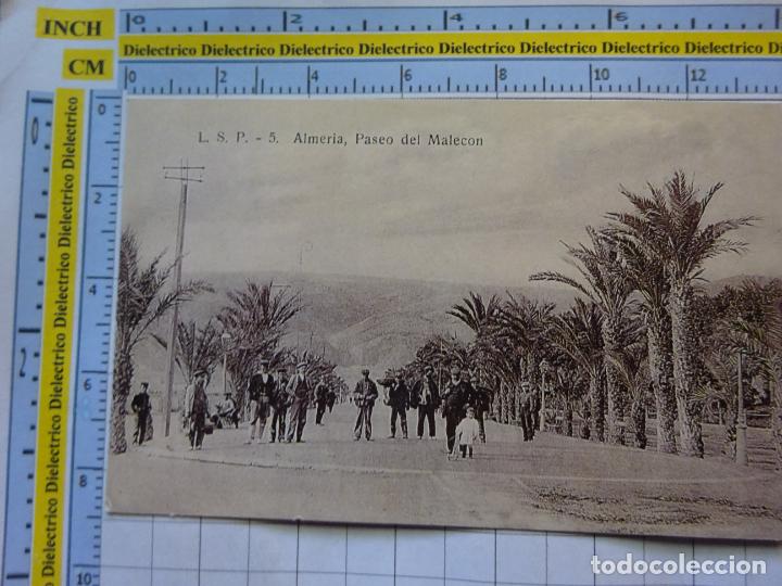 Postales: POSTAL DE ALMERIA UVERA Y MINERA. 5 PASEO DEL MALEC&Oacute;N. FACS&Iacute;MIL REPRODUCCI&Oacute;N.