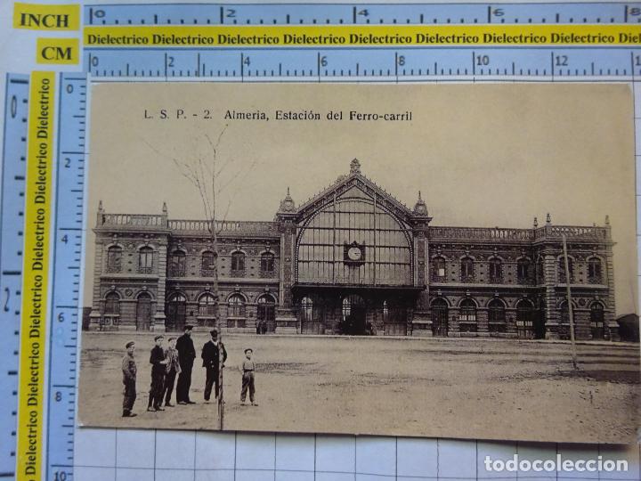 Postales: POSTAL DE ALMERIA UVERA Y MINERA. 1 ESTACI&Oacute;N DEL FERROCARRIL. FACS&Iacute;MIL REPRODUCCI&Oacute;N.
