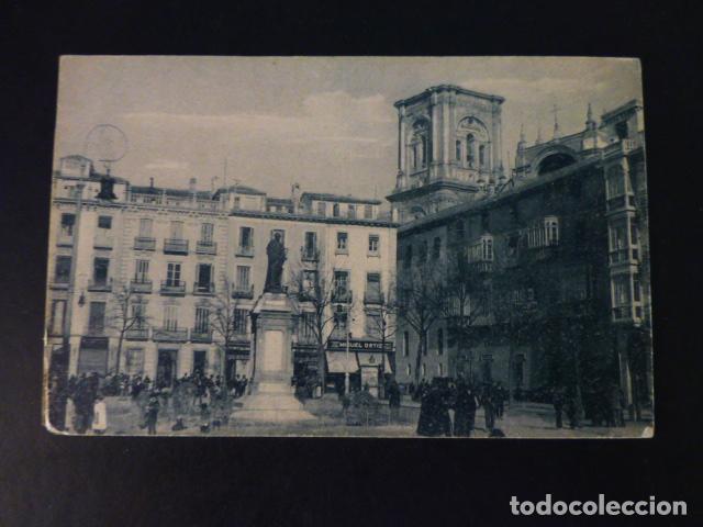 Postales: GRANADA PLAZA DE BIB RAMBLA - Foto 1