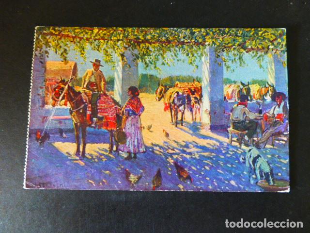 Postales: SEVILLA UN VENTORRILLO M. BERTUCHI ILUSTRADOR - Foto 1