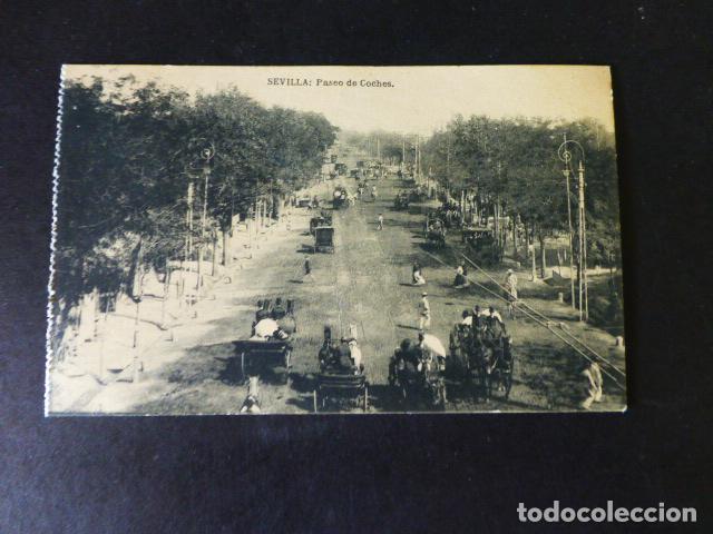 Postales: SEVILLA PASEO DE COCHES - Foto 1