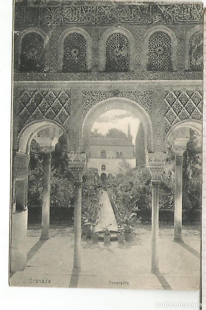 Postales: GRANADA ALHAMBRA ESCRITA - Foto 1