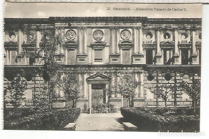 Postales: GRANADA ALHAMBRA SIN ESCRIBIR - Foto 1