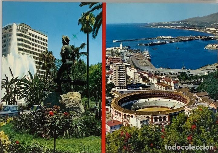 Postales: M&Aacute;LAGA. postales Costa del Sol. Escrita - Foto 1