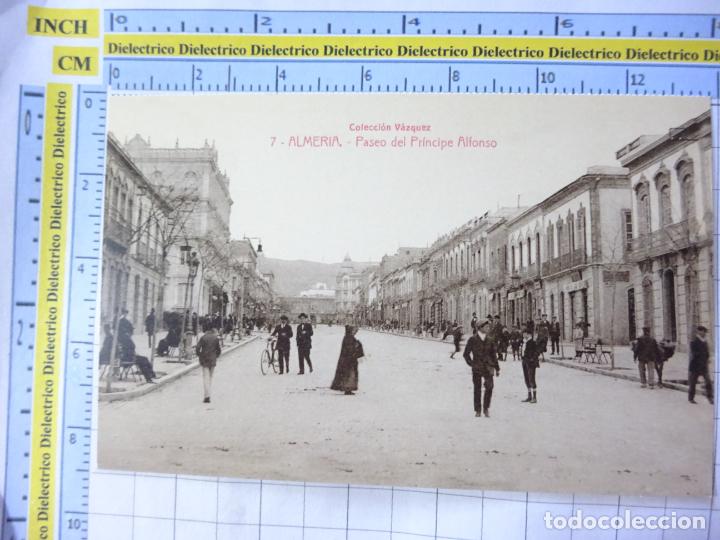 Postcards: POSTAL DE ALMER&Iacute;A EN LA BELLE EPOQUE. 44 PASEO DEL PR&Iacute;NCIPE ALFONSO. FACS&Iacute;MIL REPRODUCCI&Oacute;N.