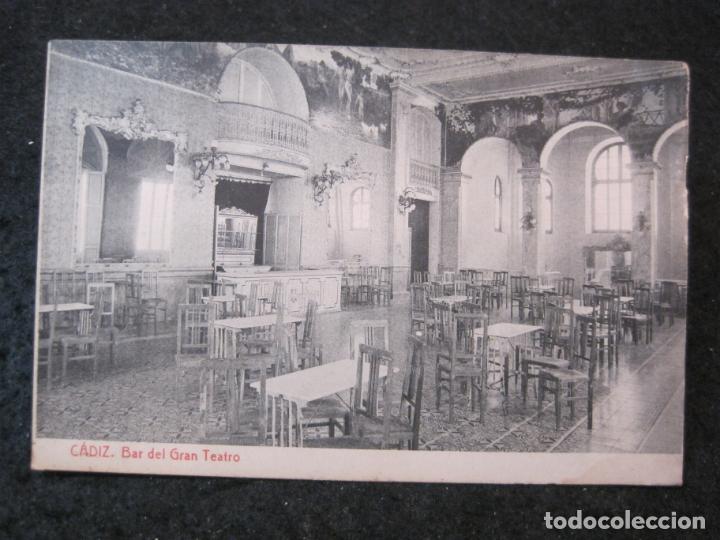 Postkarten: CADIZ-BAR DEL GRAN TEATRO-THOMAS-POSTAL ANTIGUA-(83.890)