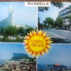 Postales: TARJETA POSTAL MARBELLA AÑOS 60 FOTOGRAFIA CAMPAÑA PUIG FERRAN CIRCULADA. Lote 286908663