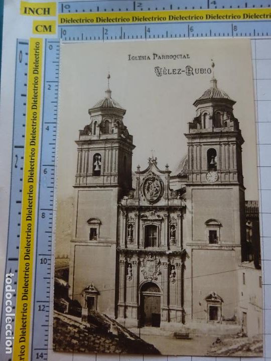 Postales: POSTAL DE ALMER&Iacute;A EN LA BELLE EPOQUE 147 V&Eacute;LEZ RUBIO IGLESIA PARROQUIAL. FACS&Iacute;MIL REPRODUCCI&Oacute;N.