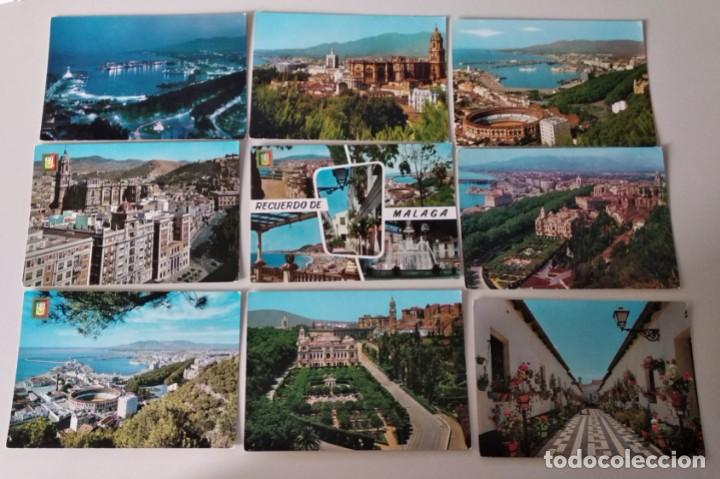 Postales: LOTE 15 POSTALES DE M&Aacute;LAGA - Foto 1