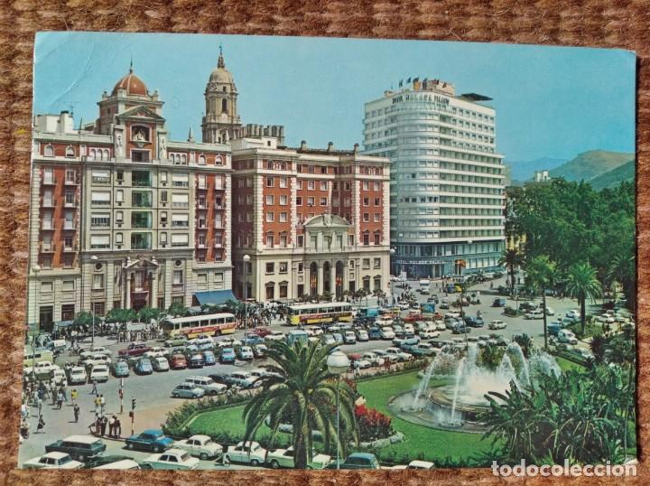 Postales: MALAGA - PLAZA DE QUEIPO DE LLANO