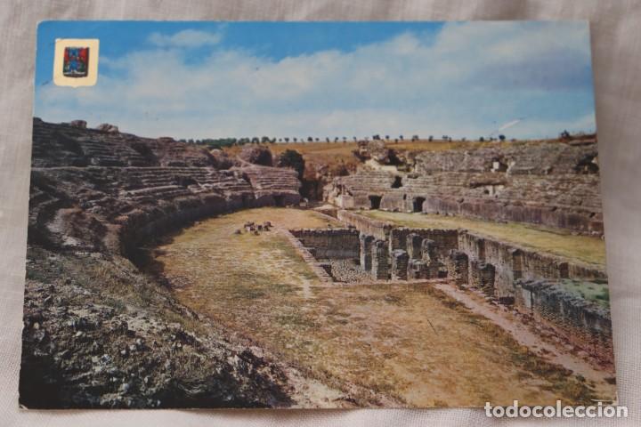 Postales: 81 SEVILLA RUINAS DE IT&Aacute;LICA SANTIPONCE DOM&Iacute;NGUEZ ESCUDO ORO MATASELLOS 1975