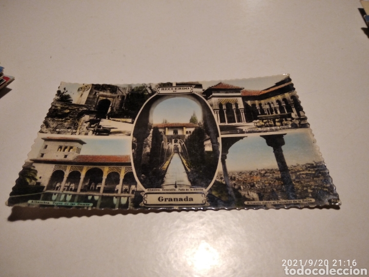 Postales: Postal recuerdo de Granada - Foto 1