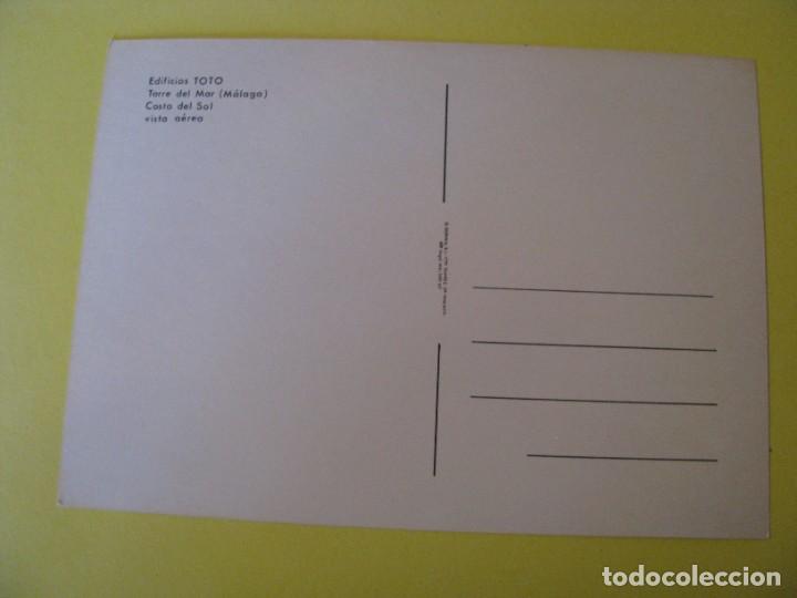 Postales: POSTAL DE TORRE DEL MAR. EDIFICIOS TOTO. ED. SORIMA. - Foto 2