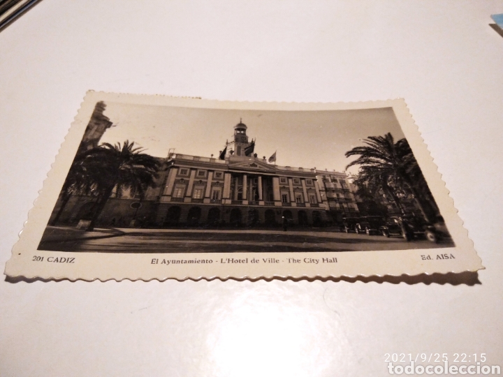 Postales: Postal antigua Cadiz Ayuntamiento