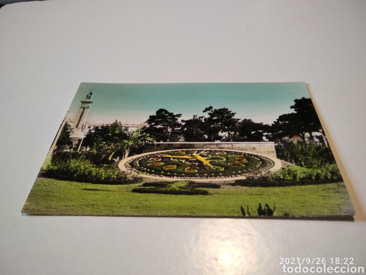 Postales: Postal Cadiz reloj floral