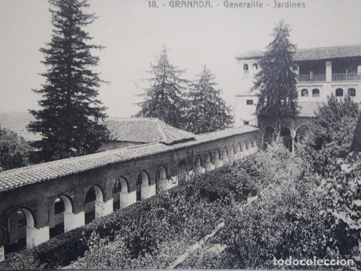 Postales: GRANADA - GENERALIFE - JARDINES - Foto 1