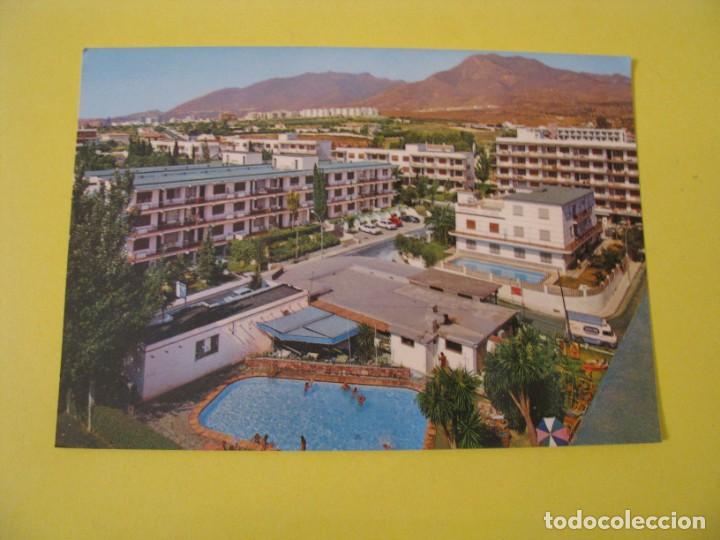 Postales: POSTAL DE BENALMADENA COSTA. APARTAMENTOS ALEGRANZA. EDISOL.