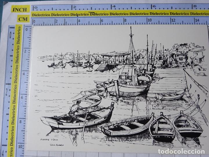 Postais: POSTAL DE PORTUGAL. DIBUJO ALGARVE T&Iacute;PICO. JULIO AMARO. 3018