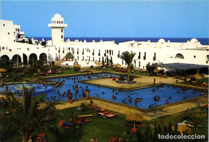 Postales: N&ordm; 23-PUEBLO INDALO-MOJ&Aacute;CAR. Almer&iacute;a. Piscina. Sin circular. EDICIONES ARRIBAS