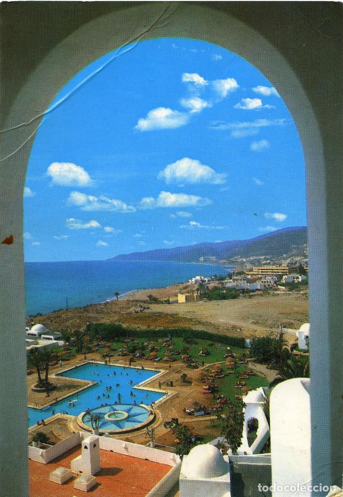 Postales: N&ordm; 32-PUEBLO INDALO-MOJ&Aacute;CAR. Almer&iacute;a. Vista parcial. Sin circular. EDICIONES ARRIBAS