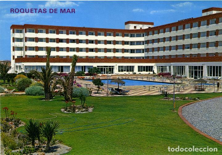 Cartoline: N&ordm; 7-ROQUETAS DE MAR. Almer&iacute;a. Hotel Roquetas de Mar. Sin circular. EDICIONES ARRIBAS