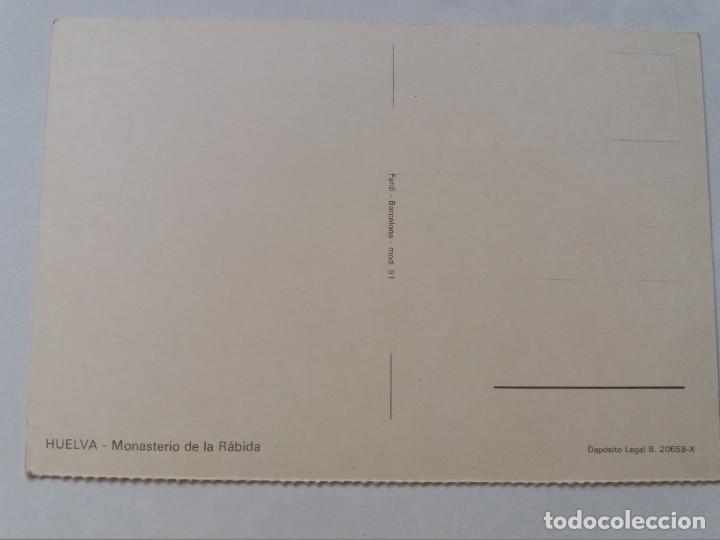 Postales: POSTAL - HUELVA - MONASTERIO DE LA R&Aacute;BIDA - S/C - Foto 2