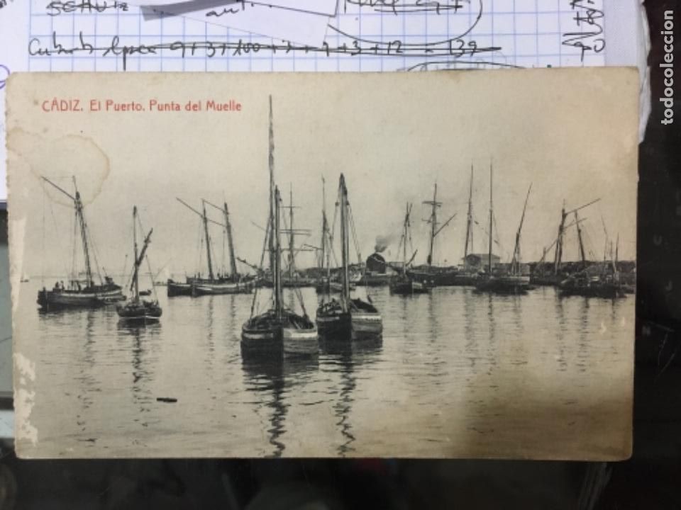 Postales: Cadiz. El puerto. Punta del muelle - Foto 1