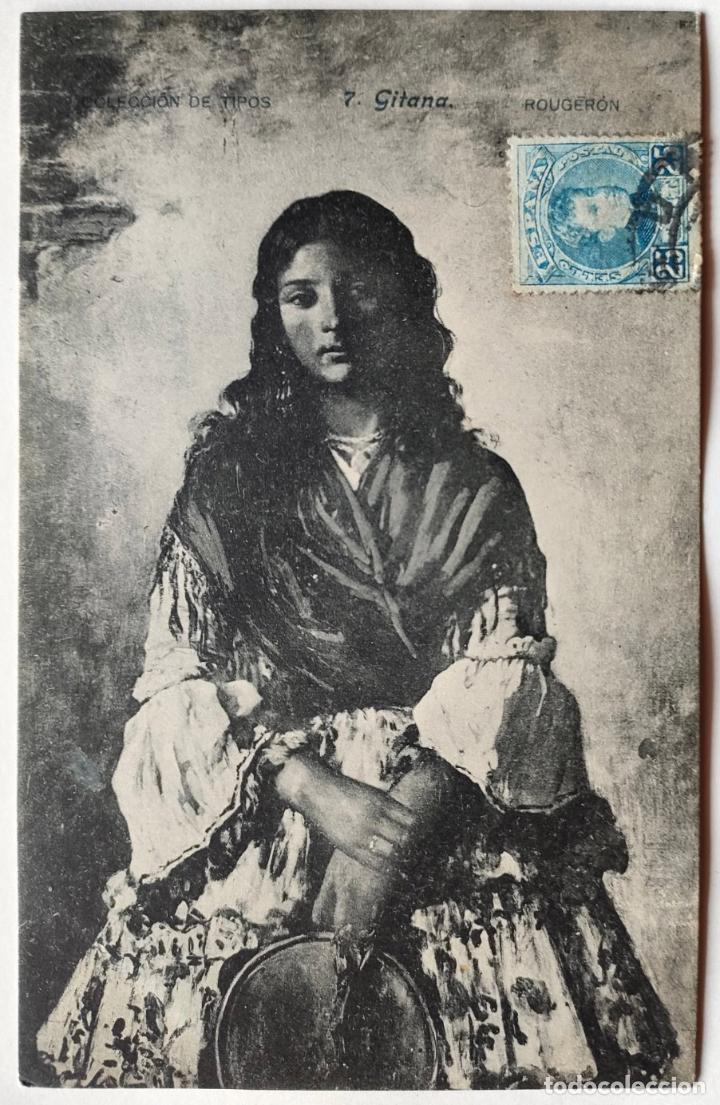 Postales: COLECCION DE TIPOS 7 GITANA ROUGERON - Foto 1
