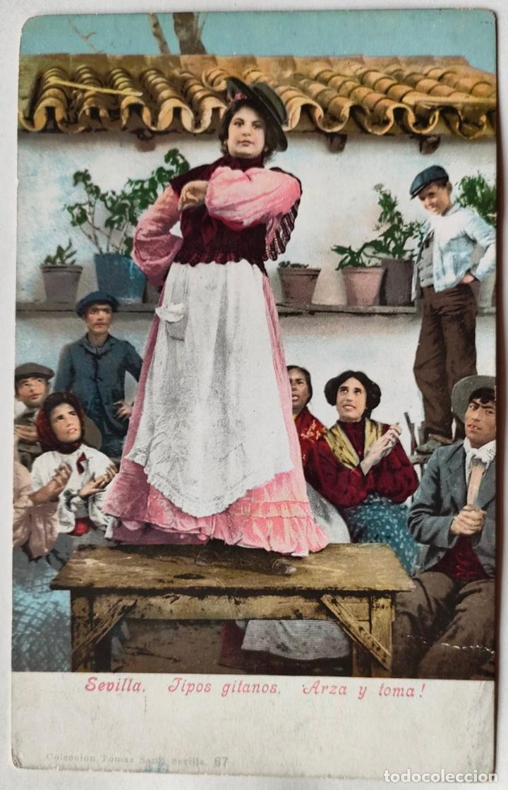 Postales: SEVILLA TIPOS GITANOS - Foto 1