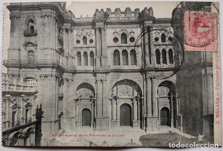 Postcards: MALAGA FACHADA PRINCIPAL ED. ALMACENES LA LLAVE