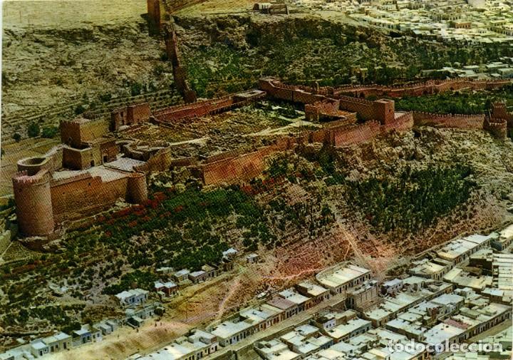 Postales: N&ordm; 2.020-ALMERIA. Vista de la Alcazaba desde avi&oacute;n. EDICIONES ARRIBAS