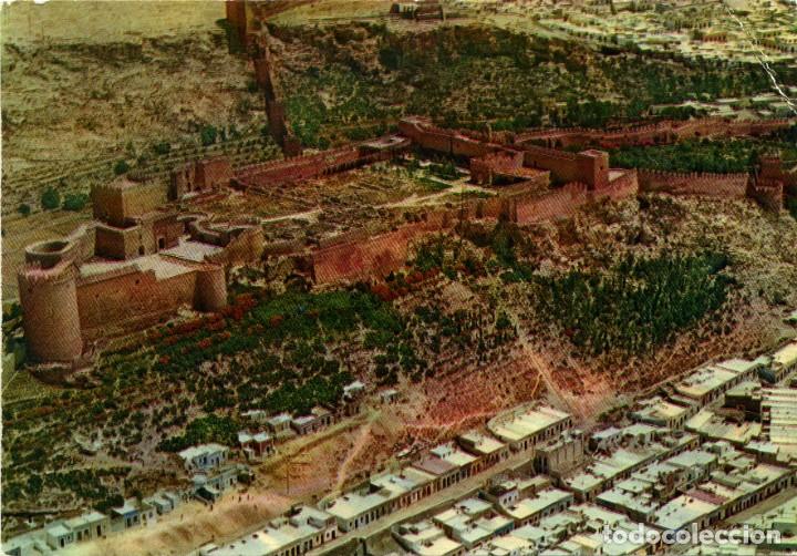 Postales: N&ordm; 2.020-ALMERIA. Vista de la Alcazaba desde avi&oacute;n. Escrita en 1969. EDICIONES ARRIBAS