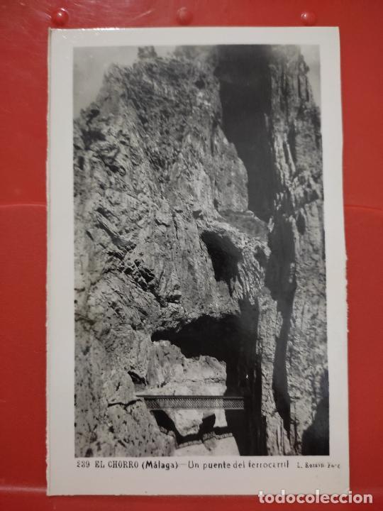 Postales: CHORRO MALAGA FOTO ROISIN SC 139 PUENTE FERROCARRIL
