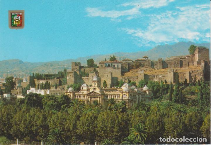 Postales: (57) MALAGA. AYUNTAMIENTO Y ALCAZABA