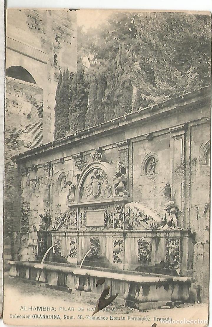 Postales: GRANADA ALHAMBRA ESCRITA - Foto 1