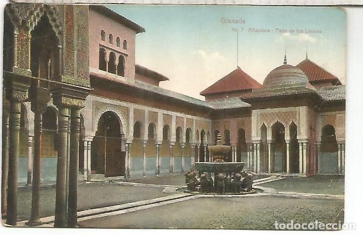 Postales: GRANADA ALHAMBRA ESCRITA - Foto 1