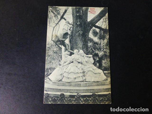 Postales: SEVILLA PARQUE MONUMENTO A BECQUER - Foto 1