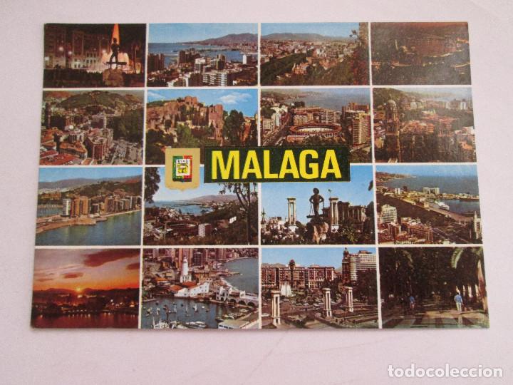 Postcards: POSTAL MALAGA - DIVERSOS ASPECTOS - DOMIINGUEZ 64 - 1977 - SIN CIRCULAR