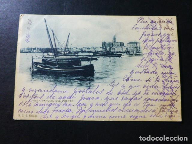 Postcards: MALAGA VISTA PARCIAL DEL PUERTO