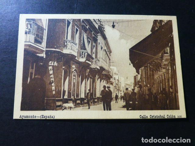 Postales: AYAMONTE HUELVA CALLE CRISTOBAL COLON - Foto 1