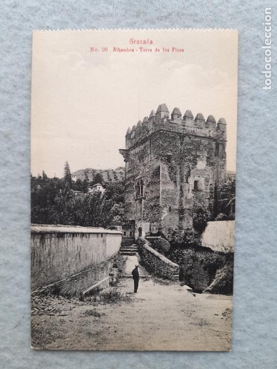 Postales: Granada. Alhambra, Torre de los Picos. - Foto 1