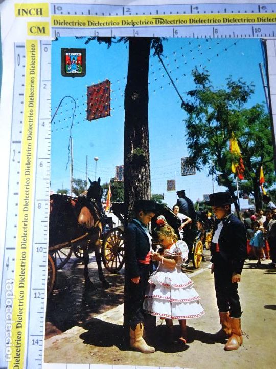 Postkarten: POSTAL DE SEVILLA. A&Ntilde;O 1963. FERIA DE ABRIL 94 ESCUDO ORO. 2254