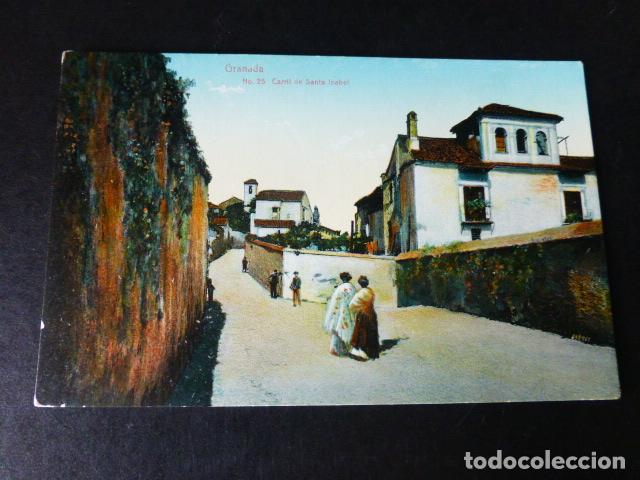 Postales: GRANADA CARRIL DE SANTA ISABEL - Foto 1