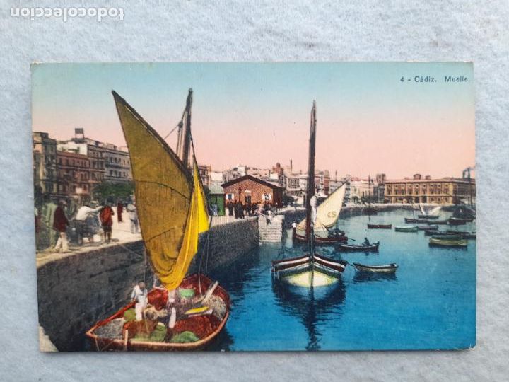 Postales: C&aacute;diz. Muelle - Foto 1