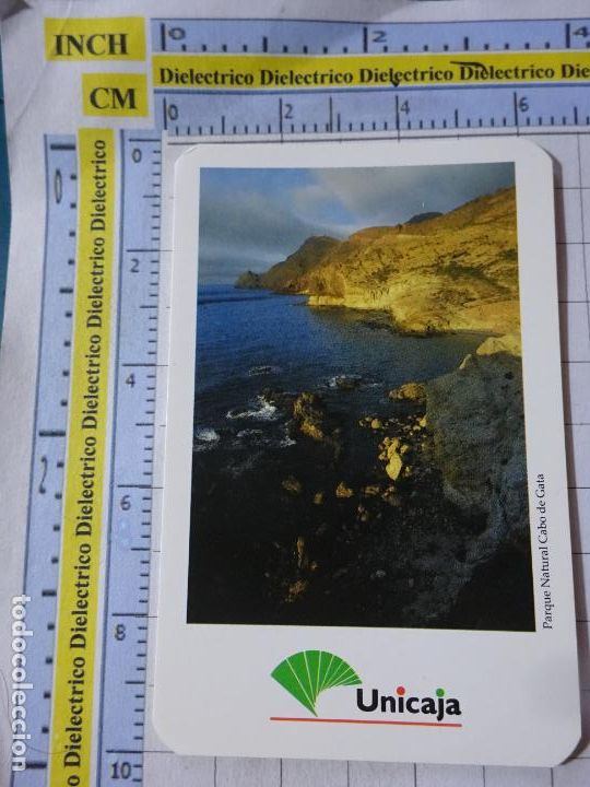 Postales: CALENDARIO DE BOLSILLO DE CAJAS DE AHORRO BANCOS. A&Ntilde;O 1993. UNICAJA BANCO. ALMER&Iacute;A CABO GATA