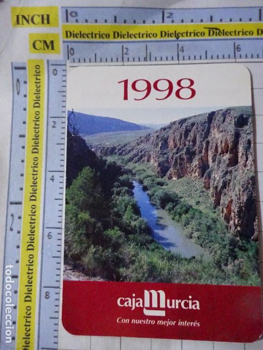 Postcards: CALENDARIO DE BOLSILLO DE CAJAS DE AHORRO BANCOS. A&Ntilde;O 1998 CAJA MURCIA